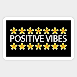 Positive vibes typographic artwork Sticker